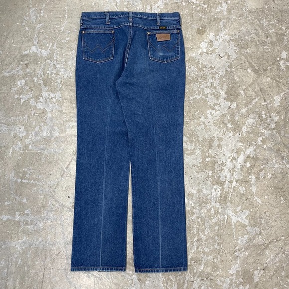 Vintage Wrangler Jeans Mens 36x33 Blue Pants 936 Cowboy Western Denim Tag 36x34 - Picture 2 of 15